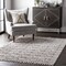 Nuloom Arielle Soft Trellis Textured Tassel Area Rug 4ft x 6ft KKLR13A-406 - alternate 1